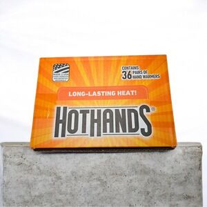 HotHands Hand Warmers 36 Pair Pack Long Lasting Heat‎ Air Activated Ready to Use